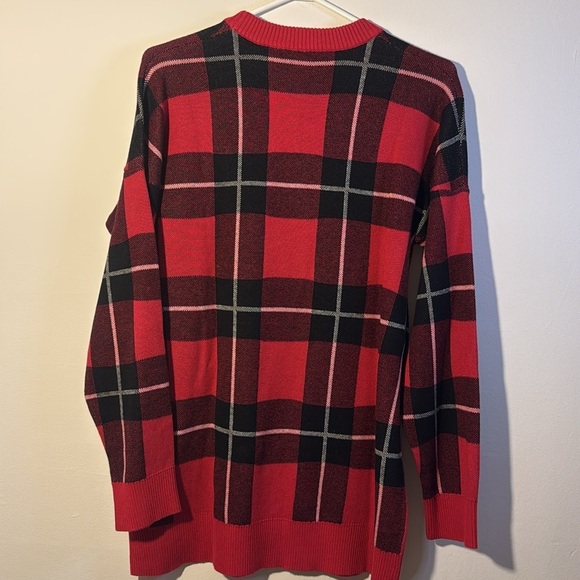 TWIK MENS SWEATER RED/ BLACK AND WHITE IN EUC - Picture 4 of 10